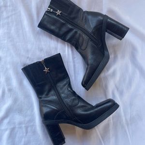 Vintage 90s Tommy Hilfiger Square Toe Boots